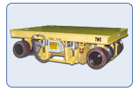 Bi-Directional Rubber Rail Transfer Car 60 Ton Capacity